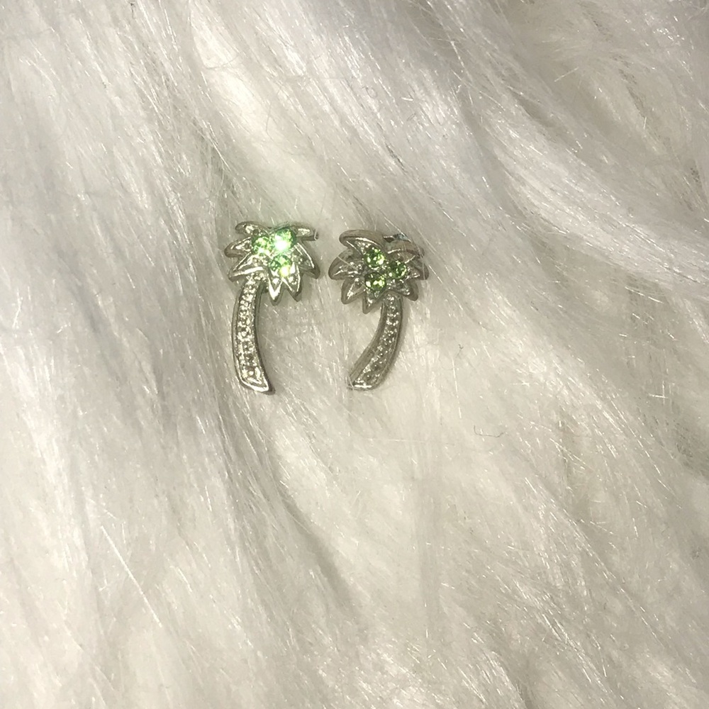 Summery Palm Tree Earrings